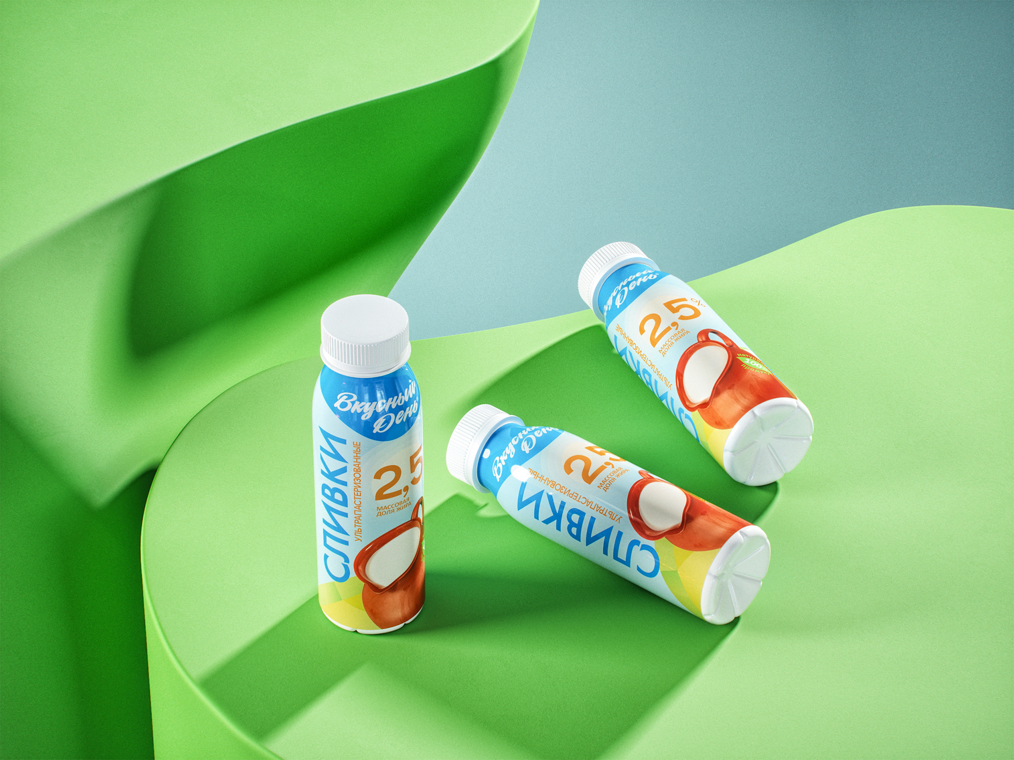 Сливки питьевые стерилизованные. Массовая доля жира 10%.